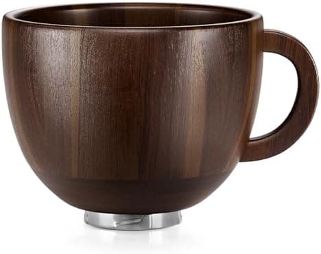 SpaceAid Acacia Wood Mixer Bowl with Handle